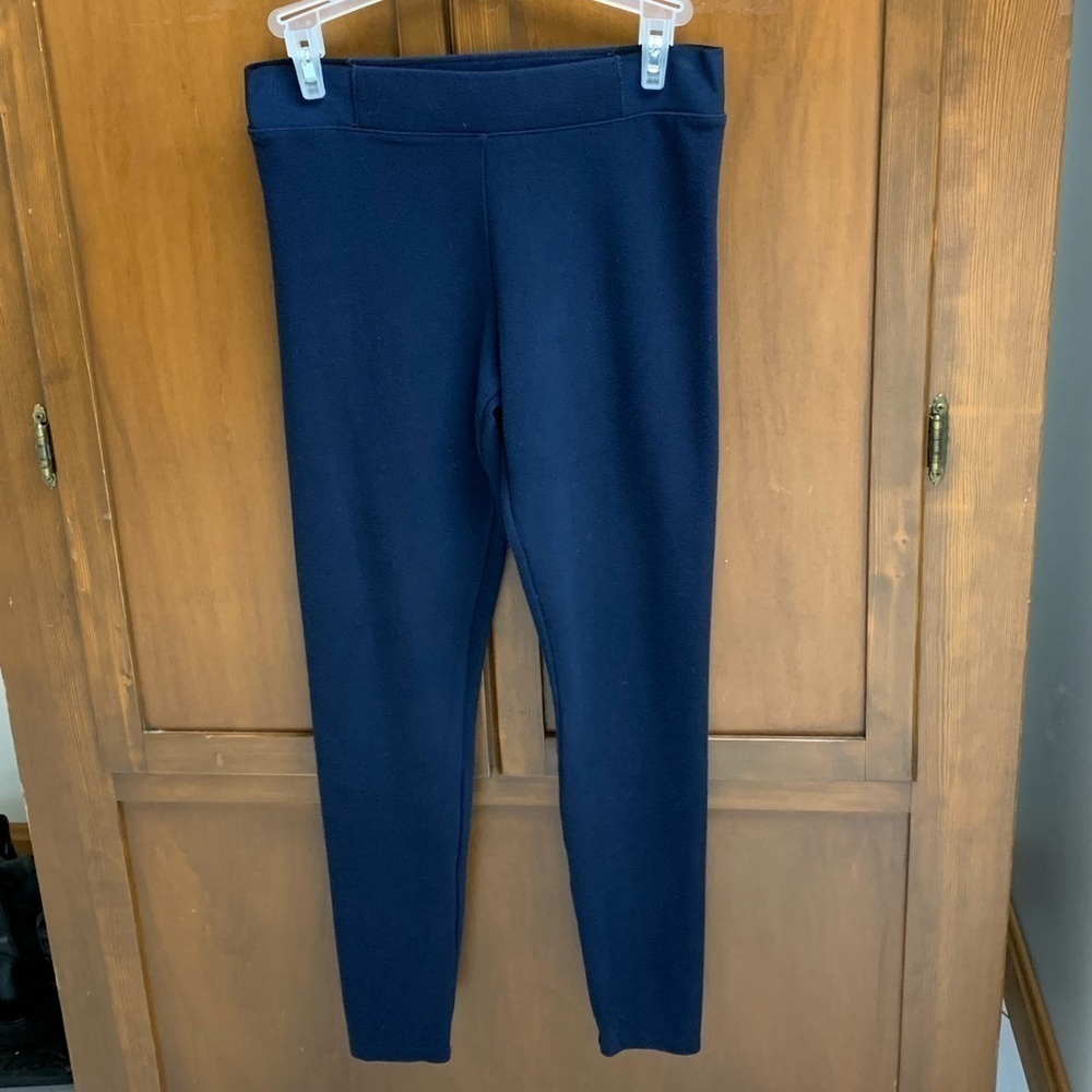 Yummie by Heather Thomson Brennan skinny leggings navy small